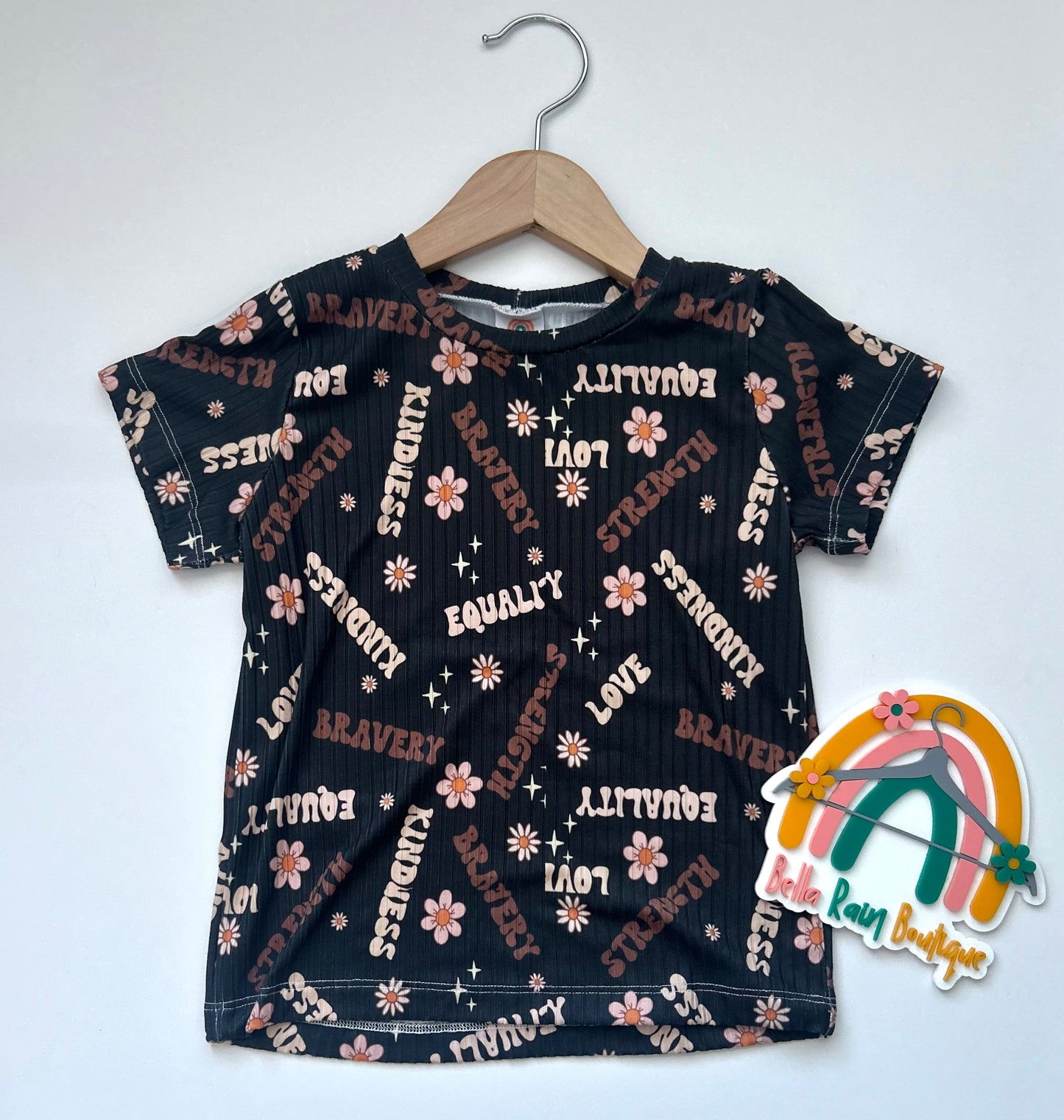 4T Inclusive Affirmations Flawed Black History Month Tee - Flawed (Read Description)