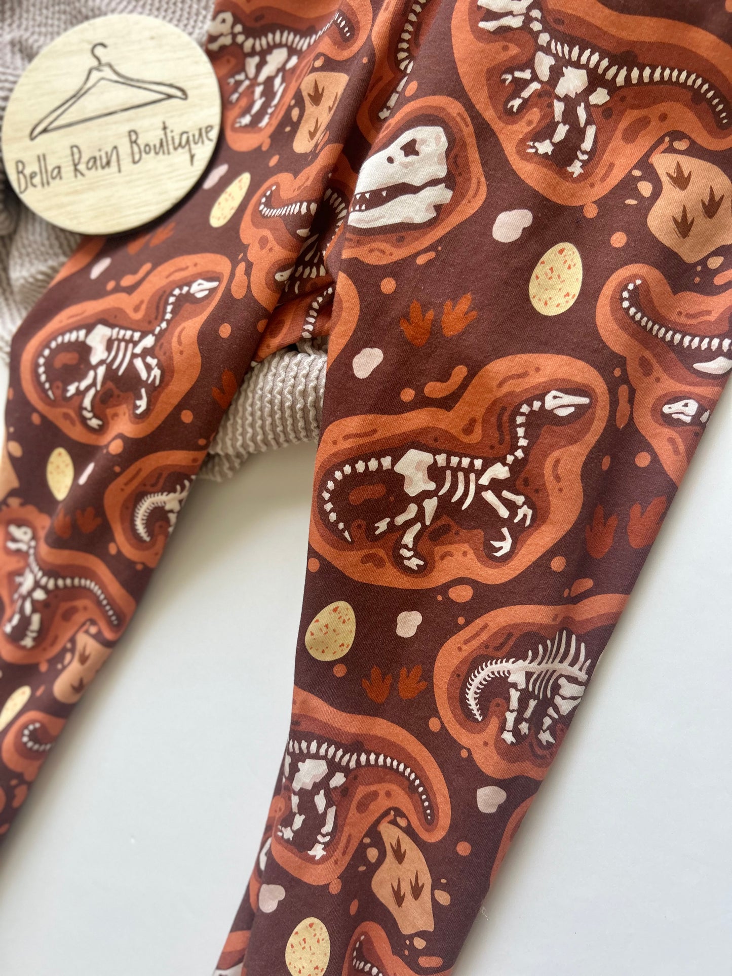 Neutral Dino Pants