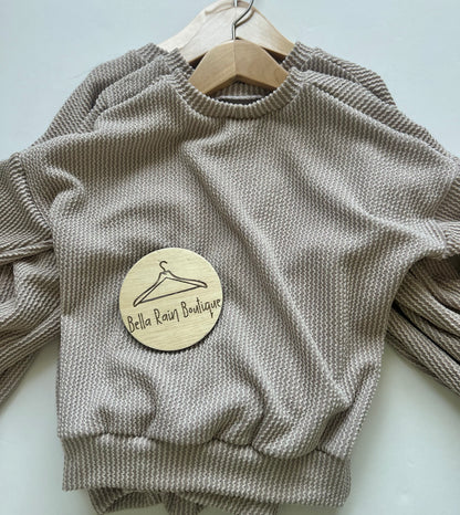Mushroom Oversized Sweater