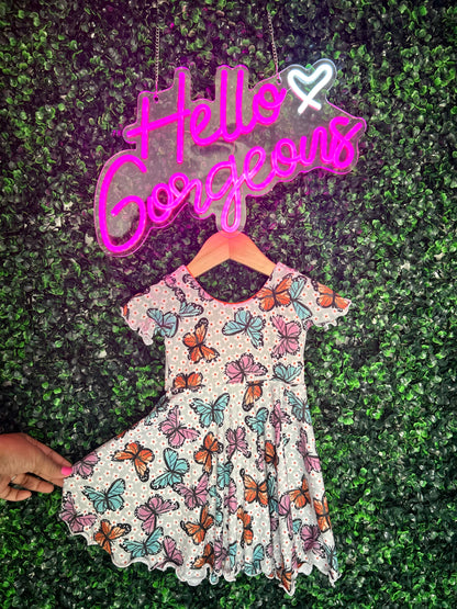 18-24M Spring Butterfly Floral Dress
