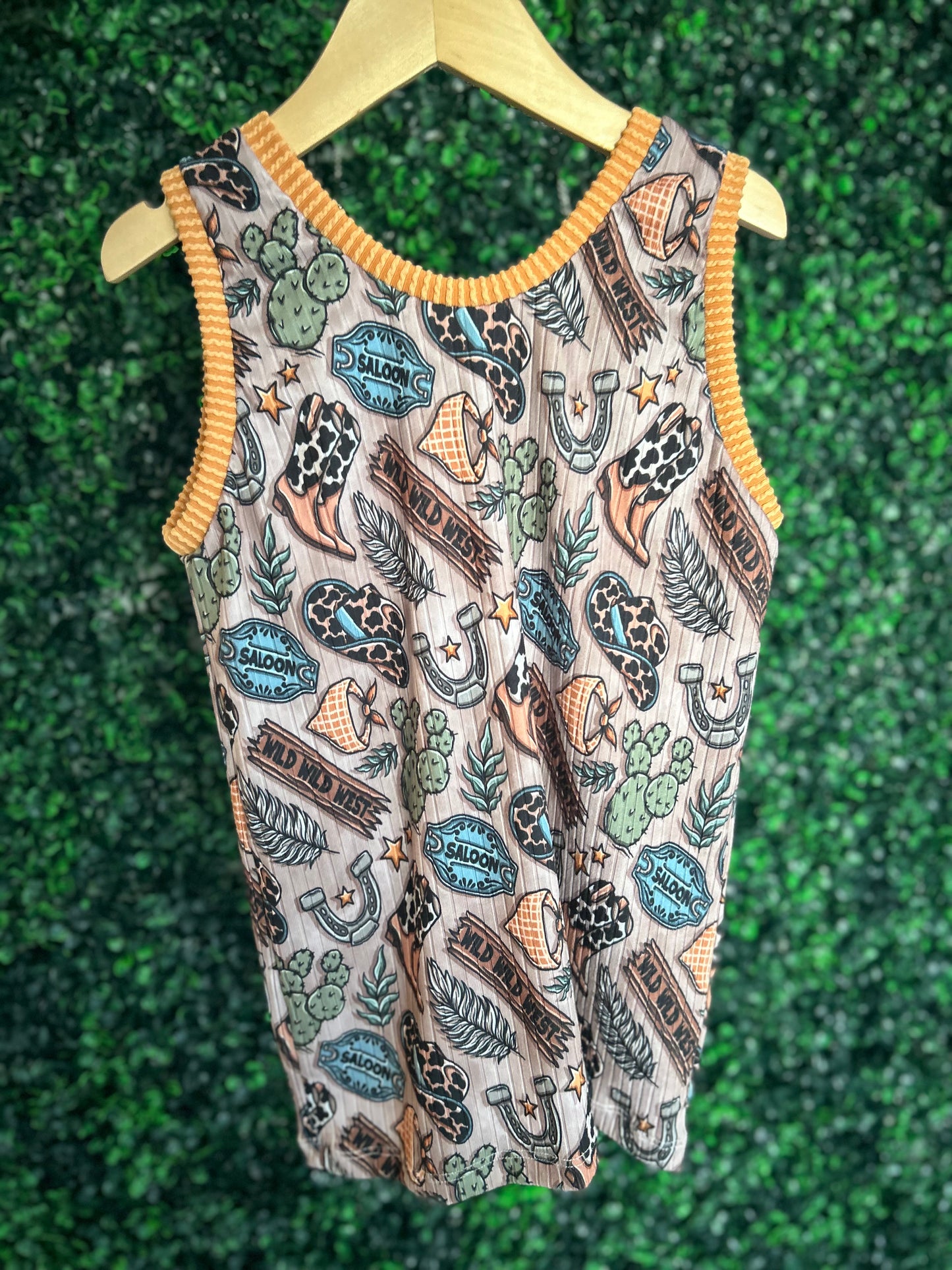 Size 8 Wild West Tank