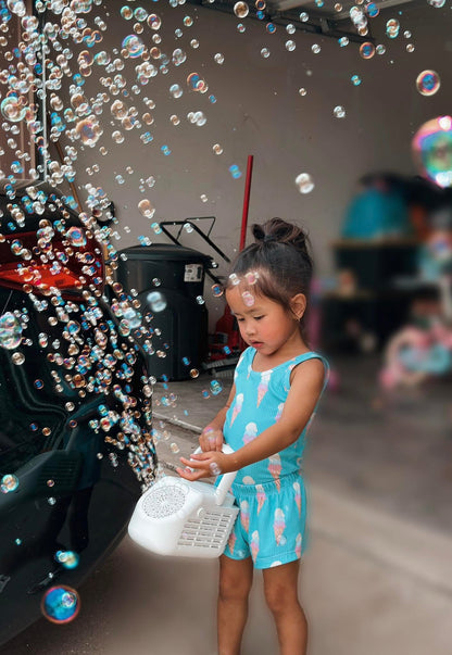 Ribbed 2-Piece Ice Cream Cami and Breezy Shorts Set