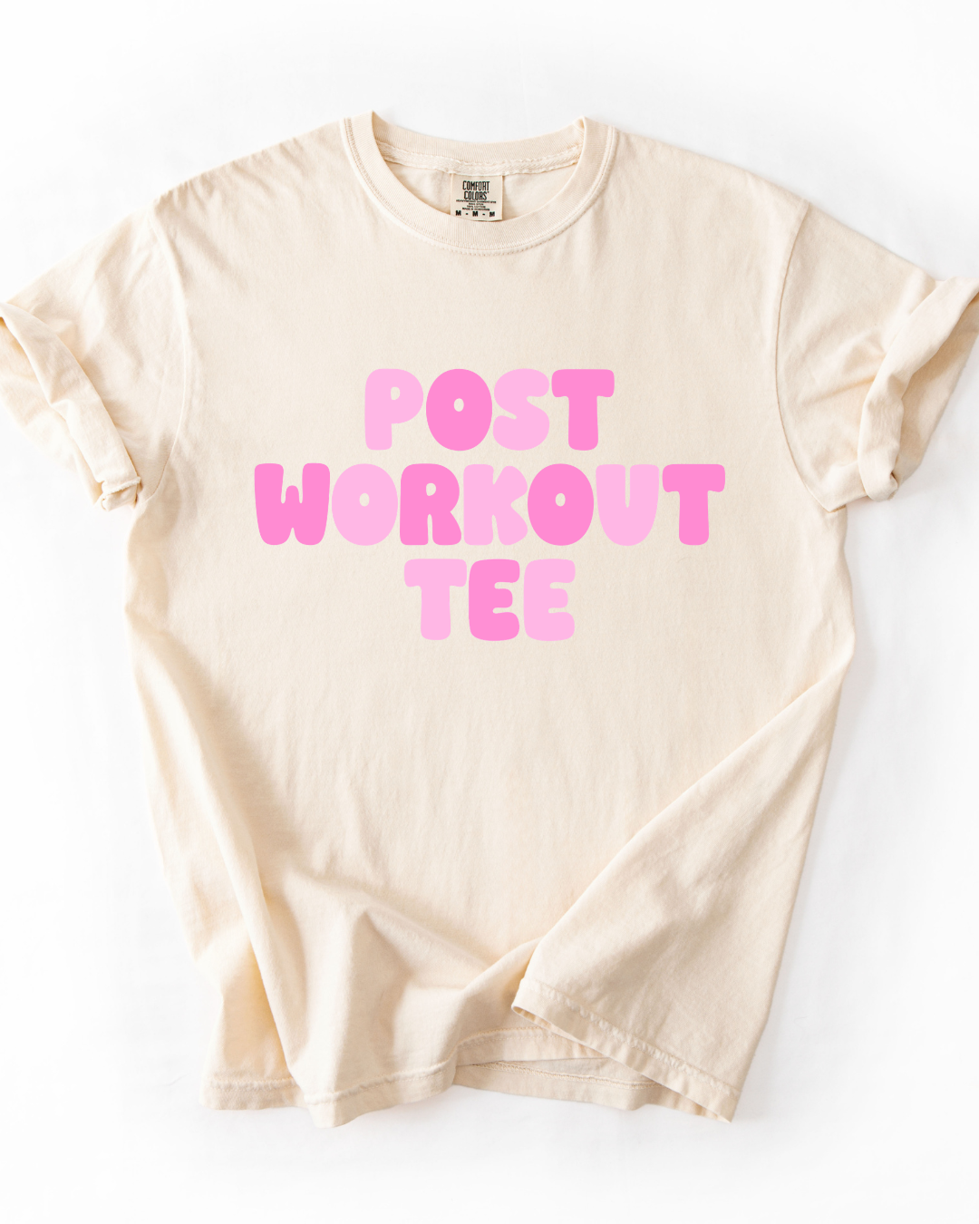 Adult Ivory Post Workout Graphic Tee