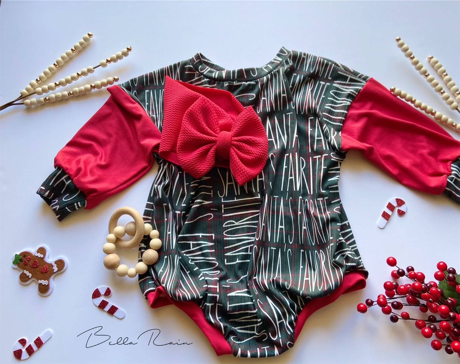 Santa’s Favorite Sweater Romper