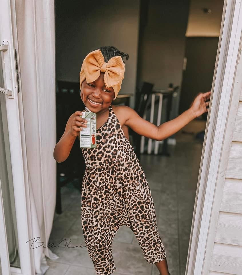 Cheetah print kids romper and jumpsuit